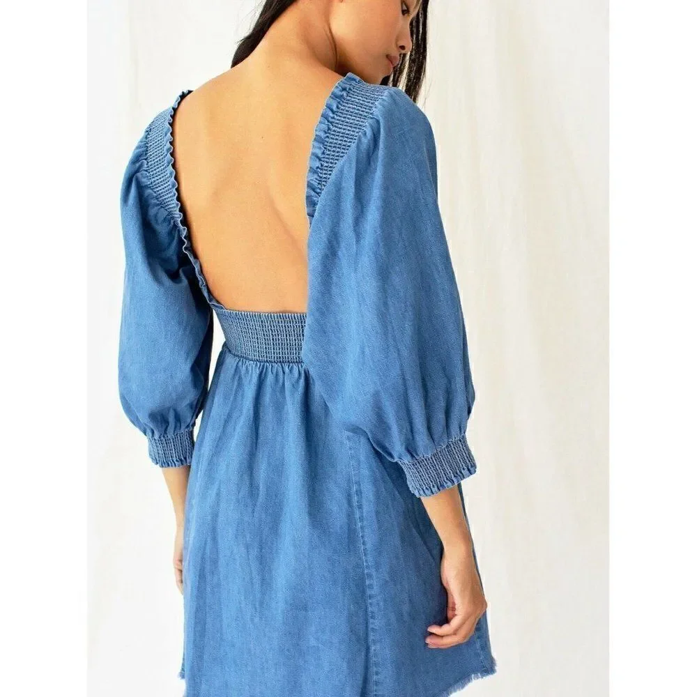 NEW FREE PEOPLE Sz S THIS IS EVERYTHING MINI DRESS